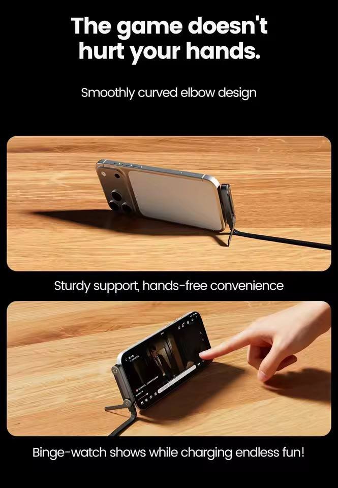 Zappa 240W Foldable Phone Stand USB-C Cable - Image 2