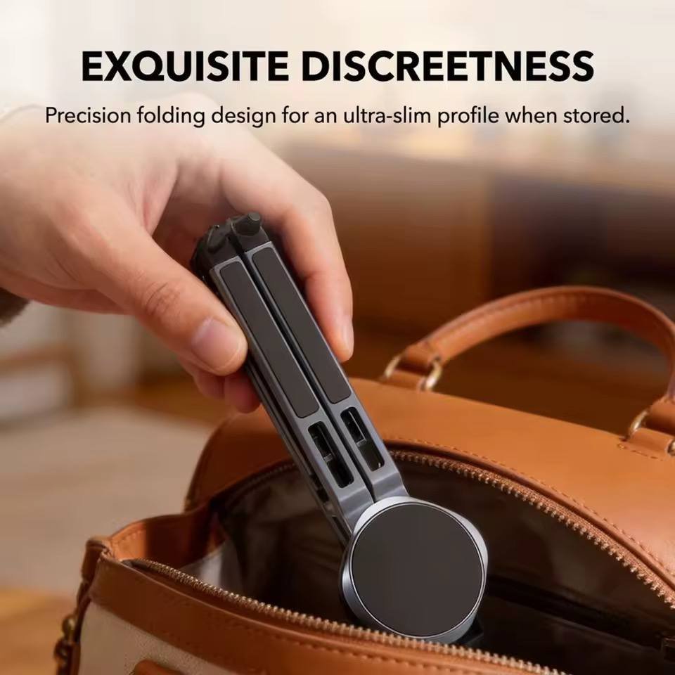Portable Foldable Aluminum Alloy Laptop, Tablet & Phone Stand - Image 9