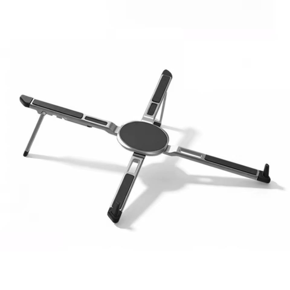 Portable Foldable Aluminum Alloy Laptop, Tablet & Phone Stand - Image 2