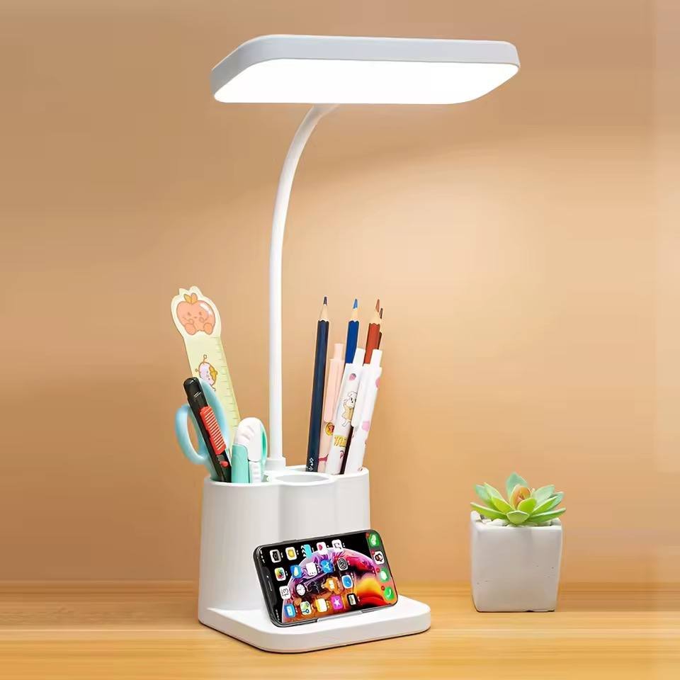Multifunctional LED Desk Lamp with Pen Holder & Phone Stand - Image 2
