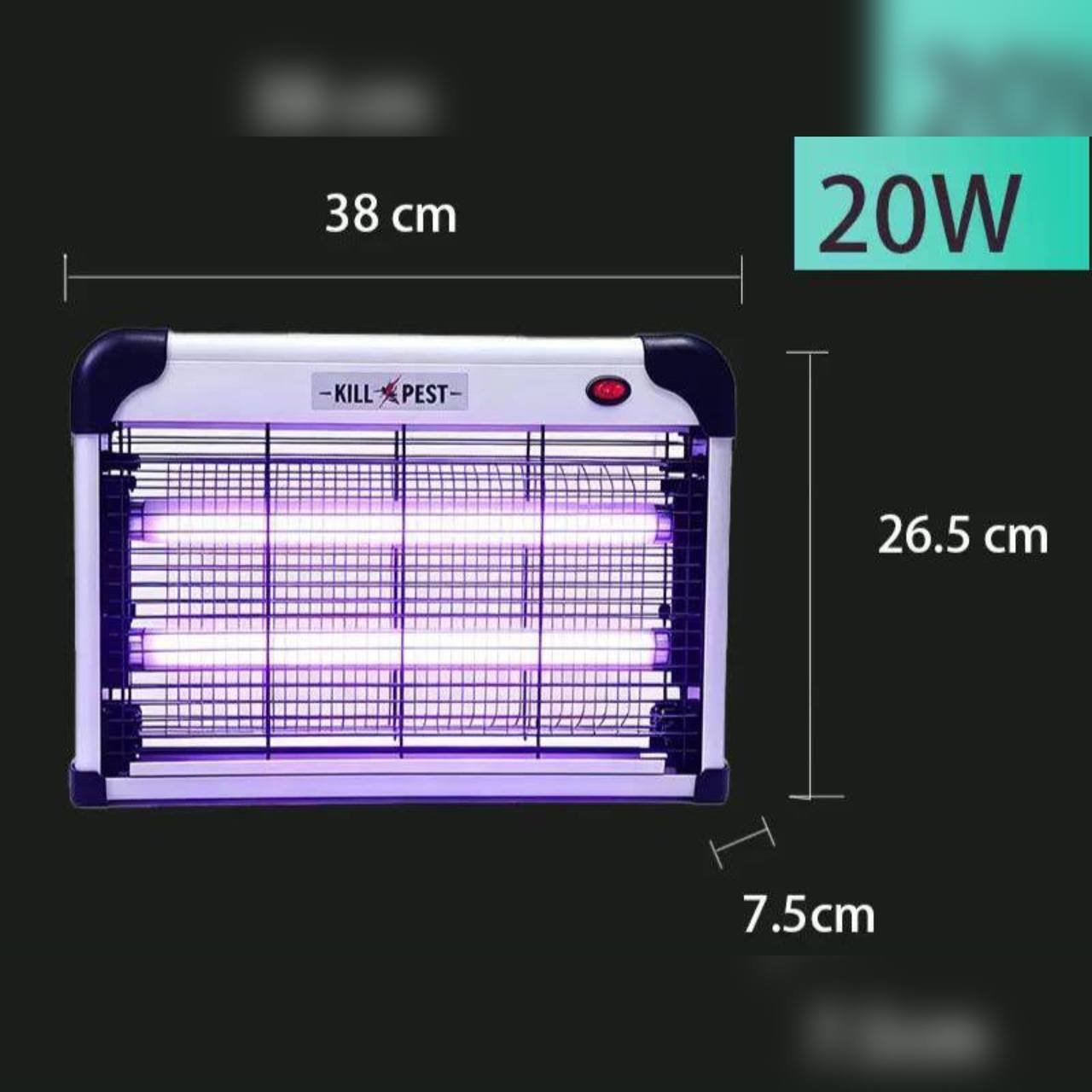 Electric Mosquito & Flying Insect Killer – UV Bug Zapper 20W - Image 2