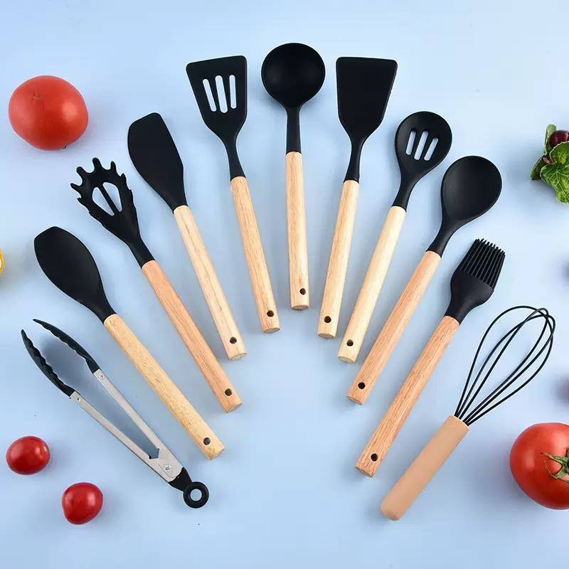 Complete Kitchen Utensil & Knife Set with Storage Holder - Image 2